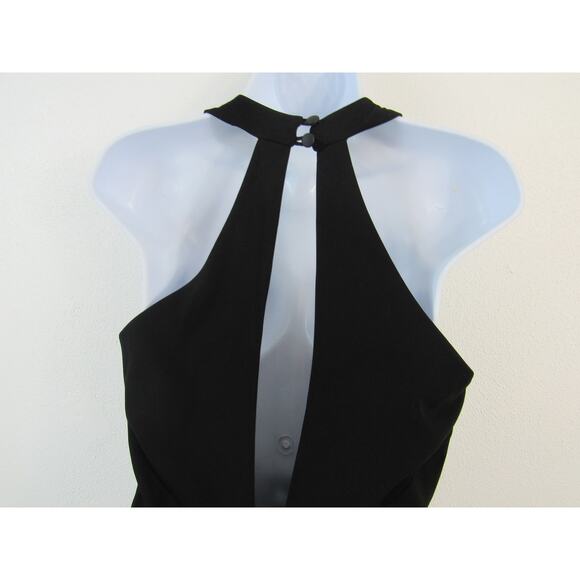 Keepsake The Label Motionless Dress XS Black Mini Peplum Dress Zippered Slits - Picture 7 of 10